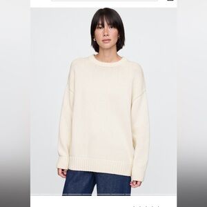 GAP 100% Cotton Oversized Boyfriend Sweater
